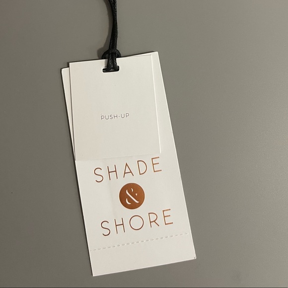 Shade & Shore Red Floral Bikini Top-NWT - Picture 5 of 6